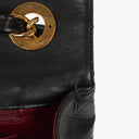 Chanel Maxi CC Classic Single Flap Maxi Logo Bag Black Quilted Lambskin 24K Gold-Plated Hardware