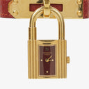 Hermes Kelly Burgundy Leather Gold Plated Watch