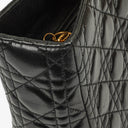 Dior Lady Dior Vintage Large Black Cannage Lambskin Handbag