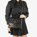 Chanel Single Flap Bag Black Quilted Lambskin With 24K Gold-Plated Hardware