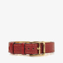 Hermes Kelly Burgundy Leather Gold Plated Watch