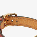 Hermes Kelly Burgundy Leather Gold Plated Watch