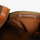 Celine Vintage Macadam Triomphe Brown Travel Bag