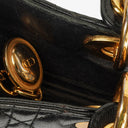 Dior Lady Dior Vintage Large Black Cannage Lambskin Handbag