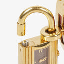 Hermes Kelly Burgundy Leather Gold Plated Watch