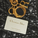 Dior Lady Dior Vintage Large Black Cannage Lambskin Handbag