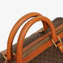 Celine Vintage Macadam Triomphe Brown Travel Bag