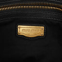 Miu Miu Matelasse Black Leather Shoulder Bag
