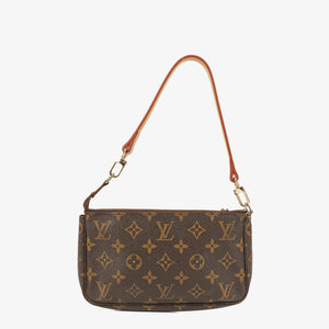 Louis Vuitton Pochette Accessoires Monogram Canvas Clutch Handbag