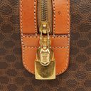 Celine Vintage Macadam Triomphe Brown Travel Bag