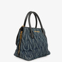 Miu Miu Denim Matelasse Handbag