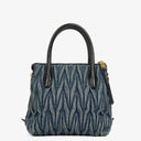 Miu Miu Denim Matelasse Handbag