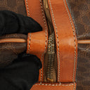 Celine Vintage Macadam Triomphe Brown Travel Bag