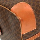 Celine Vintage Macadam Triomphe Brown Travel Bag