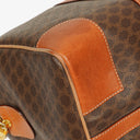 Celine Vintage Macadam Triomphe Brown Travel Bag