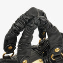 Miu Miu Matelasse Black Leather Shoulder Bag