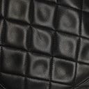 Chanel Maxi CC Classic Single Flap Maxi Logo Bag Black Quilted Lambskin 24K Gold-Plated Hardware