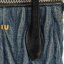 Miu Miu Denim Matelasse Handbag