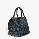 Miu Miu Denim Matelasse Handbag