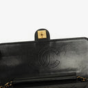 Chanel Classic Single Flap Bag Black Quilted Lambskin With 24K Gold-Plated Hardware