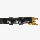Celine Black 65 Box Calfskin Triomphe Belt