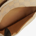 Gucci Bamboo Top Handle Biege GG Canvas Bag