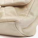Chanel Neutral Chic Quilted Caviar Leather Single Flap Bag