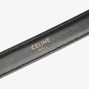 Celine Black 65 Box Calfskin Triomphe Belt