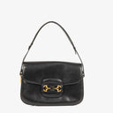 Gucci Horsebit 1955 Black Leather Shoulder Bag