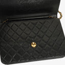 Chanel Classic Single Flap Bag Black Quilted Lambskin With 24K Gold-Plated Hardware
