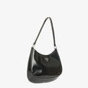 Sac en cuir Prada Cleo noir