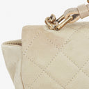 Chanel Neutral Chic Quilted Caviar Leather Single Flap Bag
