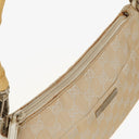 Gucci Bamboo Top Handle Biege GG Canvas Bag