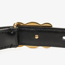 Celine Black 65 Box Calfskin Triomphe Belt