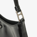Sac en cuir Prada Cleo noir