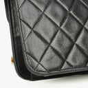 Chanel Classic Single Flap Bag Black Quilted Lambskin With 24K Gold-Plated Hardware
