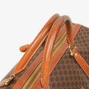 Celine Vintage Macadam Triomphe Brown Travel Bag