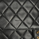 Chanel Classic Single Flap Bag Black Quilted Lambskin With 24K Gold-Plated Hardware