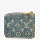 Louis Vuitton Monogram Denim Mini Zippy Wallet