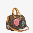 Louis Vuitton Nano Speedy Bandouliere Limited Edition World Tour Monogram Canvas Bag