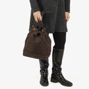 Louis Vuitton Noe Mini Lin Ebene Shoulder Bag