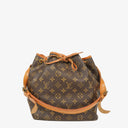 Louis Vuitton Petit Noe Monogram Canvas Shoulder Bag