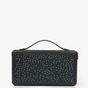 Fendi Navy Baguette Soft Trunk Handbag