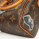 Louis Vuitton Nano Speedy Bandouliere Limited Edition World Tour Monogram Canvas Bag