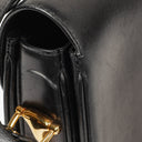 Gucci Horsebit 1955 Black Leather Shoulder Bag