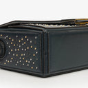 Fendi Navy Baguette Soft Trunk Handbag
