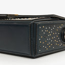 Fendi Navy Baguette Soft Trunk Handbag