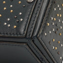 Fendi Navy Baguette Soft Trunk Handbag