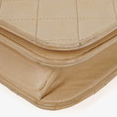 Chanel Classic Full Flap Bag Beige Quilted Lambskin 24K Gold-Plated Hardware