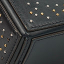 Fendi Navy Baguette Soft Trunk Handbag